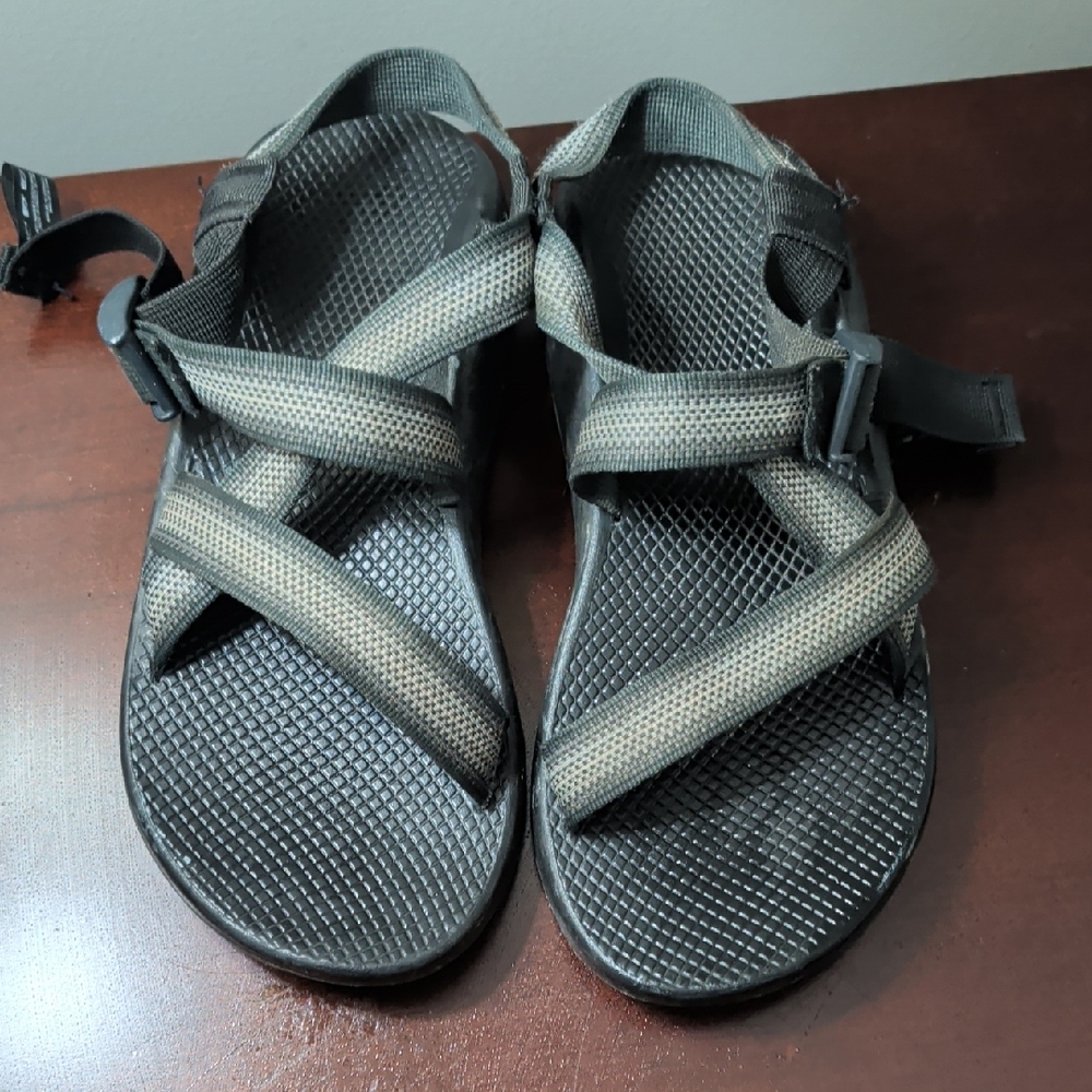 Chaco Black and Gray Men's Sandals